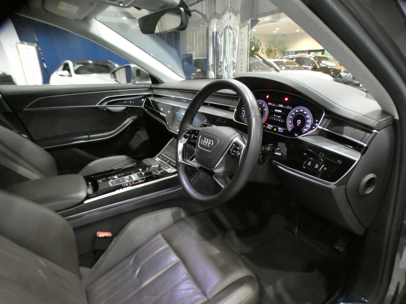 アウディ A8 A8 60TFSI ｸﾜﾄﾛ　ADVｷｰ Dｱｼｽﾄ 追ACC ｱｳﾃﾞｨﾌﾟﾚｾﾝｽ 茶革 ﾋｰﾀｰ&ﾍﾞﾝﾁﾚｰﾀｰ ﾏｯｻｰｼﾞ機能 ﾀｯﾁP対応MMIﾅﾋﾞ 全周囲ｶﾒﾗ PDC ﾍｯﾄﾞｱｯﾌﾟDSP B&Oｻｳﾝﾄﾞ HDﾏﾄﾘｸｽLEDﾗｲﾄ ｴｱｻｽﾍﾟﾝｼｮﾝ 20AW　2年保証