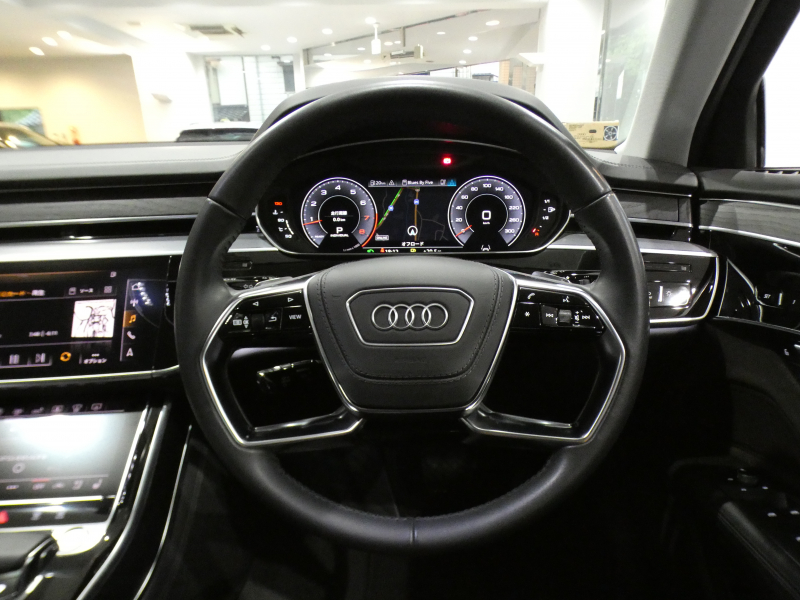 アウディ A8 A8 60TFSI ｸﾜﾄﾛ　ADVｷｰ Dｱｼｽﾄ 追ACC ｱｳﾃﾞｨﾌﾟﾚｾﾝｽ 茶革 ﾋｰﾀｰ&ﾍﾞﾝﾁﾚｰﾀｰ ﾏｯｻｰｼﾞ機能 ﾀｯﾁP対応MMIﾅﾋﾞ 全周囲ｶﾒﾗ PDC ﾍｯﾄﾞｱｯﾌﾟDSP B&Oｻｳﾝﾄﾞ HDﾏﾄﾘｸｽLEDﾗｲﾄ ｴｱｻｽﾍﾟﾝｼｮﾝ 20AW　2年保証