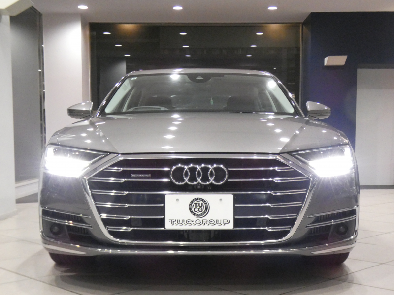 アウディ A8 A8 60TFSI ｸﾜﾄﾛ　ADVｷｰ Dｱｼｽﾄ 追ACC ｱｳﾃﾞｨﾌﾟﾚｾﾝｽ 茶革 ﾋｰﾀｰ&ﾍﾞﾝﾁﾚｰﾀｰ ﾏｯｻｰｼﾞ機能 ﾀｯﾁP対応MMIﾅﾋﾞ 全周囲ｶﾒﾗ PDC ﾍｯﾄﾞｱｯﾌﾟDSP B&Oｻｳﾝﾄﾞ HDﾏﾄﾘｸｽLEDﾗｲﾄ ｴｱｻｽﾍﾟﾝｼｮﾝ 20AW　2年保証