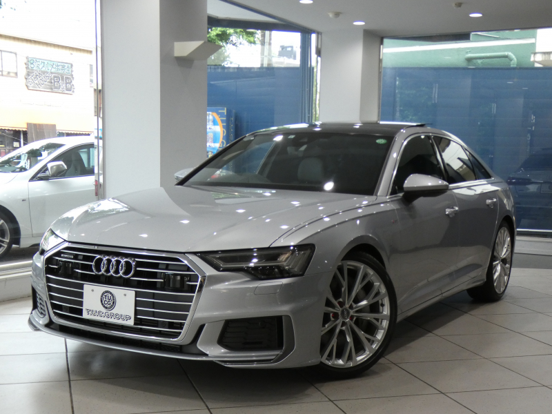 アウディ A6 A6 55TFSIｸﾜﾄﾛ Sﾗｲﾝ　ADVｷｰ Dｱｼｽﾄ 追ACC ｱｳﾃﾞｨﾌﾟﾚｾﾝｽ 灰革 ﾋｰﾀｰ ﾊﾟﾉﾗﾏSR ﾀｯﾁP対応MMIﾅﾋﾞ Bｶﾒﾗ PDC HDﾏﾄﾘｸｽLEDﾗｲﾄ Sﾗｲﾝｴｸｽﾃﾘｱ OP21AW　2年保証