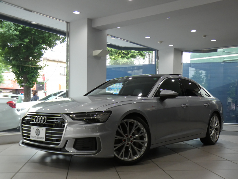 アウディ A6 A6 55TFSIｸﾜﾄﾛ Sﾗｲﾝ　ADVｷｰ Dｱｼｽﾄ 追ACC ｱｳﾃﾞｨﾌﾟﾚｾﾝｽ 灰革 ﾋｰﾀｰ ﾊﾟﾉﾗﾏSR ﾀｯﾁP対応MMIﾅﾋﾞ Bｶﾒﾗ PDC HDﾏﾄﾘｸｽLEDﾗｲﾄ Sﾗｲﾝｴｸｽﾃﾘｱ OP21AW　2年保証