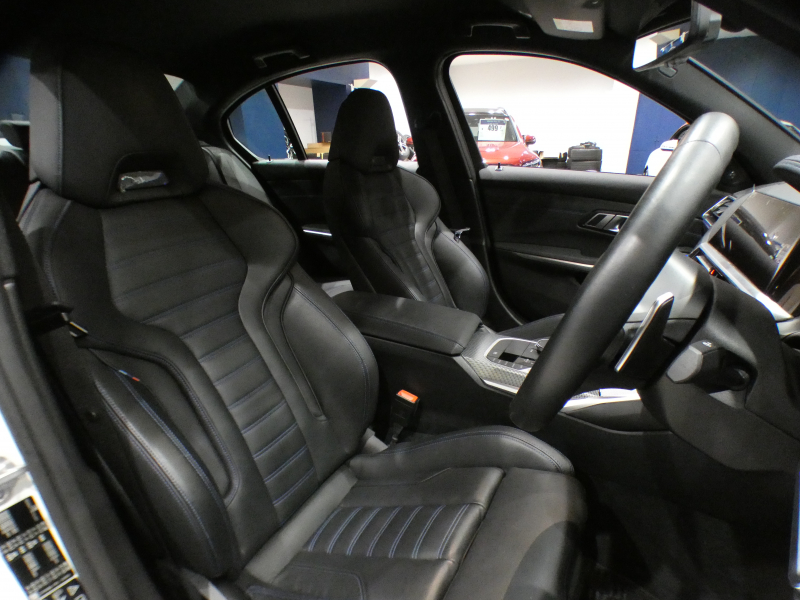 BMW 3シリーズ M340i xDrive ｲﾉﾍﾞｰｼｮﾝPKG　Dｱｼｽﾄ 追ACC ﾚｰﾝCHW 衝突軽減 黒革Mｽﾎﾟｰﾂｼｰﾄ ﾋｰﾀｰ iﾄﾞﾗｲﾌﾞﾅﾋﾞ(第7世代) harmank ﾜｲﾔﾚｽCH ﾍｯﾄﾞｱｯﾌﾟDSP 全周ｶﾒﾗ PDC ﾚｰｻﾞｰﾗｲﾄ ｵｰﾄﾄﾗﾝｸ 専用ｴｸｽﾃﾘｱ&19AW 387ps　2年保証