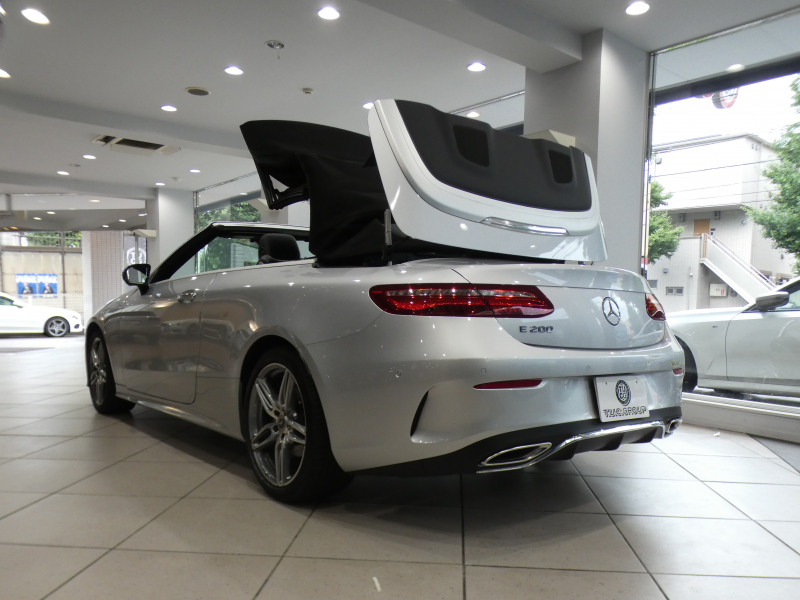 メルセデスベンツ Eクラス E200ｶﾌﾞﾘｵﾚ ｽﾎﾟｰﾂ ﾚｻﾞｰPKG　1ｵｰﾅｰ 黒革/黒幌 ﾋｰﾀｰ&ｴｱｽｶｰﾌ ﾅﾋﾞTV ﾌﾞﾙﾒｽﾀｰ 全周囲ｶﾒﾗ PTS ﾍｯﾄﾞｱｯﾌﾟDSP ﾏﾙﾁﾋﾞｰﾑLED ｱﾝﾋﾞｴﾝﾄﾗｲﾄ AMGｽﾀｲﾘﾝｸﾞ&19AW　2年保証