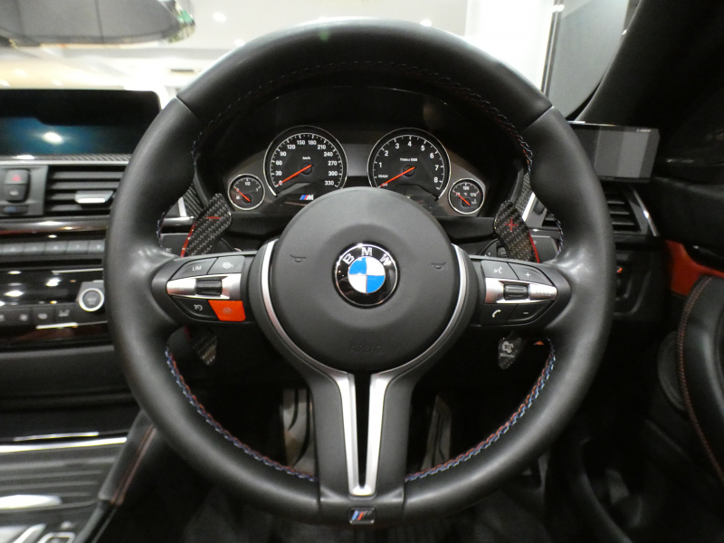BMW Mシリーズ M4ｶﾌﾞﾘｵﾚ ｺﾝﾍﾟﾃｨｼｮﾝ　後期 ﾚｰﾝCHW 衝突軽減 赤革 iﾄﾞﾗｲﾌﾞﾅﾋﾞ((第6世代 ﾀｯﾁP対応) harmank Bｶﾒﾗ ｻｲﾄﾞｶﾒﾗ PDC LEDﾗｲﾄ 専用ｴｸｽﾃﾘｱ&20AW 可変EX 450ps　2年保証