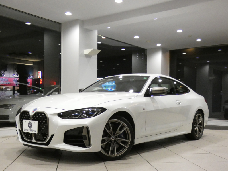 BMW 4シリーズ M440i xDriveｸｰﾍﾟ　ｺﾝﾌｫA Dｱｼｽﾄ 追ACC ﾚｰﾝCHW 衝突軽減 黒革 ﾋｰﾀｰ iﾄﾞﾗｲﾌﾞﾅﾋﾞ(第7世代) harmank ﾜｲﾔﾚｽCH ﾍｯﾄﾞｱｯﾌﾟDSP 全周ｶﾒﾗ PDC ﾚｰｻﾞｰﾗｲﾄ 専用ｴｸｽﾃﾘｱ&19AW 387ps　2年保証