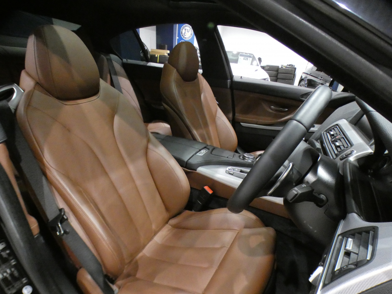 BMW 6シリーズ 【ｷｬﾝﾍﾟｰﾝ価格】640iｸﾞﾗﾝｸｰﾍﾟ Mｽﾎﾟｰﾂ　ｺﾝﾌｫA 追ACC ﾚｰﾝDW 衝突軽減 茶革 ｻﾝﾙｰﾌ iﾄﾞﾗｲﾌﾞﾅﾋﾞ(NBT-EVO) ﾍｯﾄﾞｱｯﾌﾟDSP Bｶﾒﾗ PDC LEDﾗｲﾄ Mｽﾎﾟｰﾂｴｱﾛ&19AW　2年保証