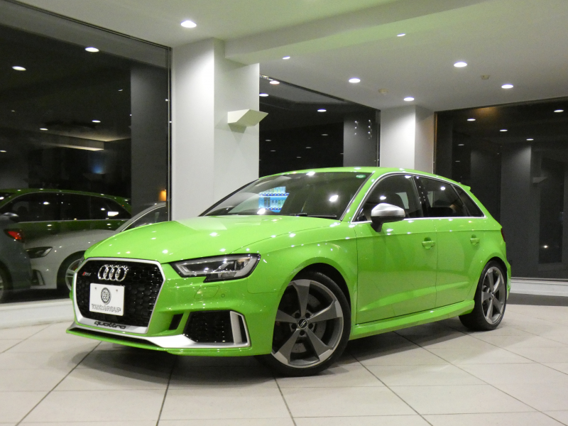 アウディ RS3 RS3ｽﾎﾟｰﾂﾊﾞｯｸ 2.5TFSIｸﾜﾄﾛ RSﾃﾞｻﾞｲﾝPKG　ADVｷｰ 追ACC ﾚｰﾝ&ｻｲﾄﾞｱｼｽﾄ RSｽﾎﾟｰﾂｼｰﾄ ﾋｰﾀｰ MMIﾅﾋﾞ ﾊﾞｰﾁｬﾙCP B&Oｻｳﾝﾄﾞ Bｶﾒﾗ PDC ﾏﾄﾘｸｽLED 専用ｴｸｽﾃﾘｱ&19AW ﾚｯﾄﾞｷｬﾘﾊﾟｰ ﾏｸﾞﾈﾃｨｯｸR 可変ﾏﾌﾗｰ 400ps　2年保証