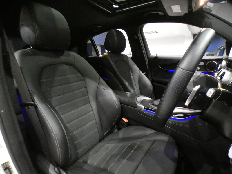 メルセデスベンツ GLC GLC220d 4MATICｸｰﾍﾟ AMGﾗｲﾝ&ﾚｰﾀﾞｰｾｰﾌﾃｨ　後期 黒半革 全席ﾋｰﾀｰ ｻﾝﾙｰﾌ MBUX Meｺﾈ 全周囲ｶﾒﾗ PTS ﾜｲﾔﾚｽCH ﾏﾙﾁﾋﾞｰﾑLED ｱﾝﾋﾞｴﾝﾄﾗｲﾄ AMGｽﾀｲﾘﾝｸﾞ&19AW　2年保証