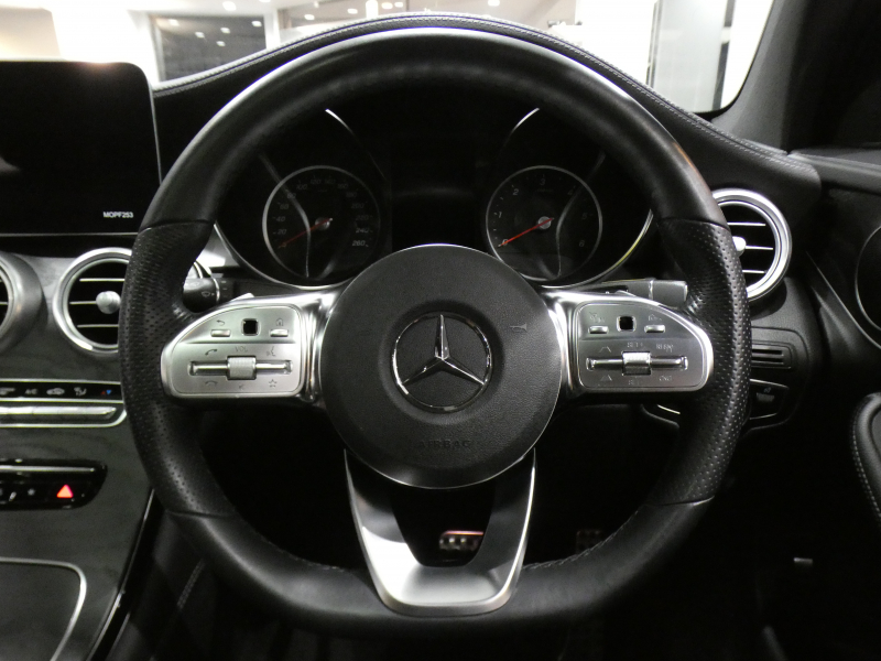 メルセデスベンツ GLC GLC220d 4MATICｸｰﾍﾟ AMGﾗｲﾝ&ﾚｰﾀﾞｰｾｰﾌﾃｨ　後期 黒半革 全席ﾋｰﾀｰ ｻﾝﾙｰﾌ MBUX Meｺﾈ 全周囲ｶﾒﾗ PTS ﾜｲﾔﾚｽCH ﾏﾙﾁﾋﾞｰﾑLED ｱﾝﾋﾞｴﾝﾄﾗｲﾄ AMGｽﾀｲﾘﾝｸﾞ&19AW　2年保証