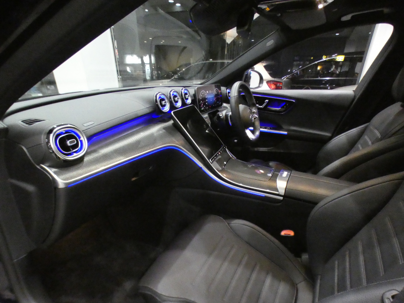 メルセデスベンツ Cクラス C200 AVG AMGﾗｲﾝ&ﾚｻﾞｰEXC&ﾍﾞｰｼｯｸPKG ISG搭載　1ｵｰﾅｰ 黒革 ﾊﾟﾉﾗﾏSR  MBUXARﾅﾋﾞ TV 全周囲ｶﾒﾗ PTS carplay ﾜｲﾔﾚｽCH ﾍｯﾄﾞｱｯﾌﾟDSP ﾃﾞｼﾞﾀﾙｺｯｸﾋﾟｯﾄDSP ｵｰﾄﾄﾗﾝｸ DIGITALﾗｲﾄ AMGｽﾀｲﾘﾝｸﾞ&18AW ﾘｱｱｸｽﾙｽﾃｱﾘﾝｸﾞ　2年保証