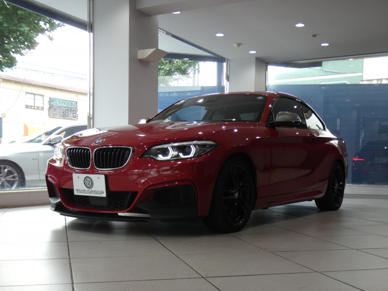 BMW 2シリーズ M240iｸｰﾍﾟ　後期 追ACC ﾚｰﾝDW 衝突軽減 黒革 ﾋｰﾀｰ iﾄﾞﾗｲﾌﾞﾅﾋﾞ(第6世代ﾀｯﾁP対応) Bｶﾒﾗ PDC LEDﾗｲﾄ&ﾃｰﾙﾗﾝﾌﾟ MﾊﾟﾌｫFｽﾎﾟｲﾗｰ&ｶｰﾎﾞﾝｽﾎﾟｲﾗｰ 専用ｴｸｽﾃﾘｱ&18AW B58EG 340ps　2年保証