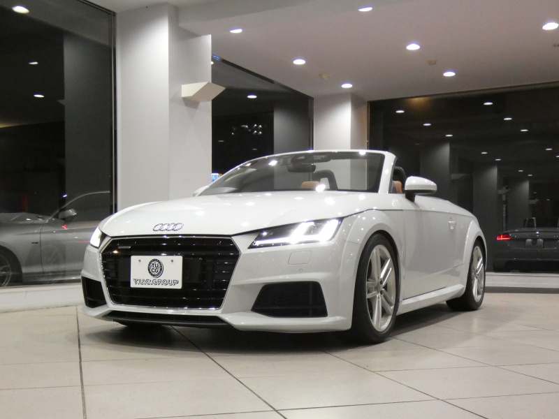 アウディ TTロードスター TTﾛｰﾄﾞｽﾀｰ 2.0TFSIｸﾜﾄﾛ ﾚｻﾞｰ&ｱｼｽﾀﾝｽPKG　ADVｷｰ 黒幌/茶革 ﾋｰﾀｰ MMIﾅﾋﾞTV ﾊﾞｰﾁｬﾙCP Bｶﾒﾗ PDC ｸﾙｺﾝ ﾏﾄﾘｸｽLED Sﾗｲﾝﾊﾞﾝﾊﾟｰ 18AW ﾛｰﾀﾞｳﾝｻｽ NEUSPPEDｴｱｸﾘ　2年保証