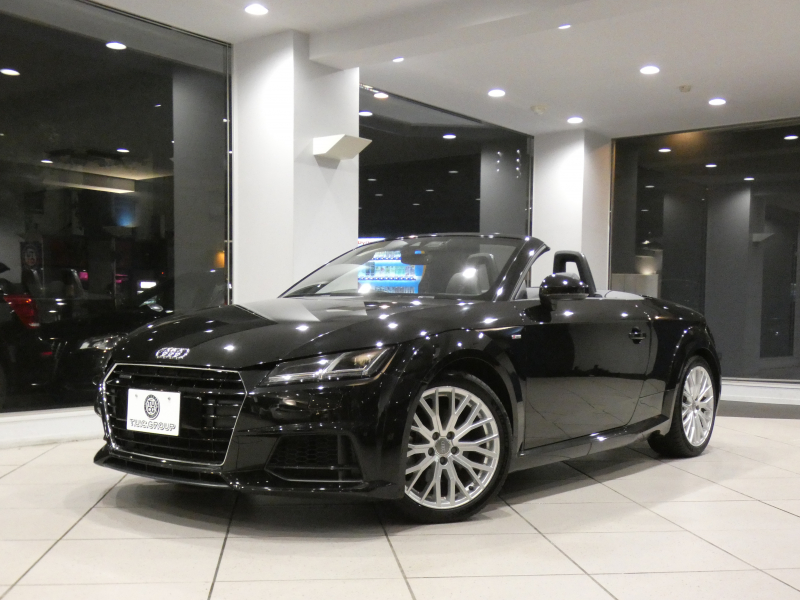 アウディ TTロードスター TTﾛｰﾄﾞｽﾀｰ 2.0TFSIｸﾜﾄﾛ SﾗｲﾝPKG　ADVｷｰ 黒幌/黒半革 Pｼｰﾄ MMIﾅﾋﾞTV ﾊﾞｰﾁｬﾙCP Rｾﾝｻｰ ﾏﾄﾘｸｽLED Sﾗｲﾝｴｸｽﾃﾘｱ&18AW　2年保証