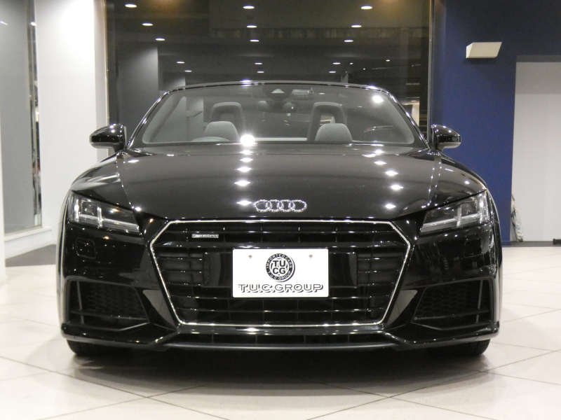 アウディ TTロードスター TTﾛｰﾄﾞｽﾀｰ 2.0TFSIｸﾜﾄﾛ SﾗｲﾝPKG　ADVｷｰ 黒幌/黒半革 Pｼｰﾄ MMIﾅﾋﾞTV ﾊﾞｰﾁｬﾙCP Rｾﾝｻｰ ﾏﾄﾘｸｽLED Sﾗｲﾝｴｸｽﾃﾘｱ&18AW　2年保証