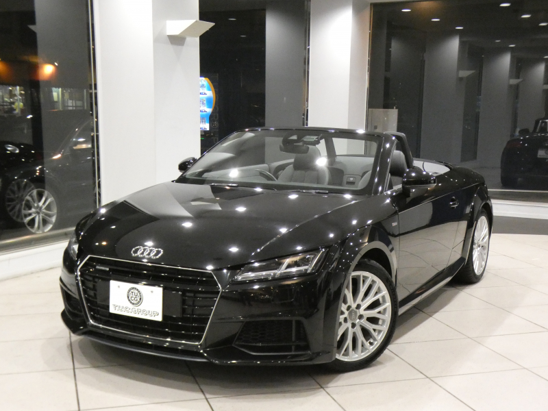 アウディ TTロードスター TTﾛｰﾄﾞｽﾀｰ 2.0TFSIｸﾜﾄﾛ SﾗｲﾝPKG　ADVｷｰ 黒幌/黒半革 Pｼｰﾄ MMIﾅﾋﾞTV ﾊﾞｰﾁｬﾙCP Rｾﾝｻｰ ﾏﾄﾘｸｽLED Sﾗｲﾝｴｸｽﾃﾘｱ&18AW　2年保証