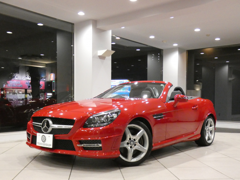 メルセデスベンツ SLKクラス SLK200 ﾄﾚﾝﾄﾞ+ ﾚｰﾀﾞｰｾｰﾌﾃｨPKG　最終ﾓﾃﾞﾙ 黒革 ﾋｰﾀｰ&ｴｱｽｶｰﾌ ﾅﾋﾞTV BTｵｰﾃﾞｨｵ ｷｾﾉﾝ ｲﾝﾃﾘｼﾞｪﾝﾄﾗｲﾄ AMGｽﾀｲﾘﾝｸﾞ&18AW FOXﾏﾌﾗｰ　2年保証
