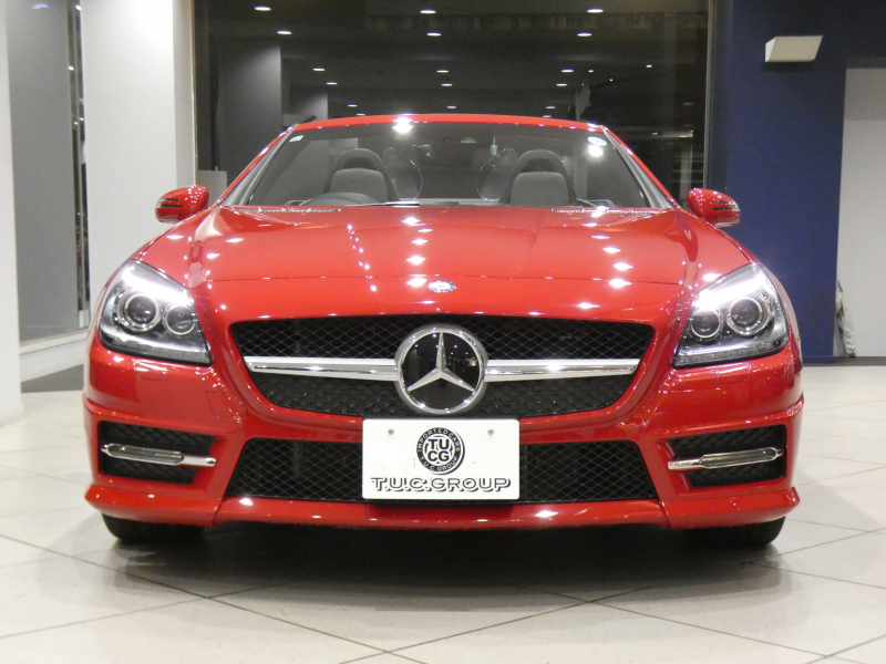 メルセデスベンツ SLKクラス SLK200 ﾄﾚﾝﾄﾞ+ ﾚｰﾀﾞｰｾｰﾌﾃｨPKG　最終ﾓﾃﾞﾙ 黒革 ﾋｰﾀｰ&ｴｱｽｶｰﾌ ﾅﾋﾞTV BTｵｰﾃﾞｨｵ ｷｾﾉﾝ ｲﾝﾃﾘｼﾞｪﾝﾄﾗｲﾄ AMGｽﾀｲﾘﾝｸﾞ&18AW FOXﾏﾌﾗｰ　2年保証