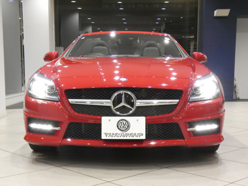 メルセデスベンツ SLKクラス SLK200 ﾄﾚﾝﾄﾞ+ ﾚｰﾀﾞｰｾｰﾌﾃｨPKG　最終ﾓﾃﾞﾙ 黒革 ﾋｰﾀｰ&ｴｱｽｶｰﾌ ﾅﾋﾞTV BTｵｰﾃﾞｨｵ ｷｾﾉﾝ ｲﾝﾃﾘｼﾞｪﾝﾄﾗｲﾄ AMGｽﾀｲﾘﾝｸﾞ&18AW FOXﾏﾌﾗｰ　2年保証