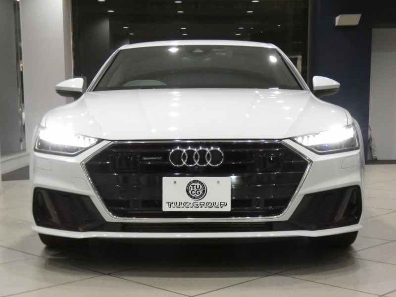 アウディ A7 A7ｽﾎﾟｰﾂﾊﾞｯｸ 55TFSIｸﾜﾄﾛ Sﾗｲﾝ&ｱｼｽﾀﾝｽPKG　ADVｷｰ 追ACC ﾚｰﾝ&ｻｲﾄﾞｱｼｽﾄ 黒革 ﾋｰﾀｰ ﾀｯﾁﾚｽﾎﾟﾝｽ付MMIﾅﾋﾞ ﾊﾞｰﾁｬﾙCP+ 全周囲ｶﾒﾗ PDC ﾚｰｻﾞｰﾏﾄﾘｸｽLED ﾗｲﾄｱﾆﾒｰｼｮﾝ Sﾗｲﾝｴｸｽﾃﾘｱ&20AW　2年保証