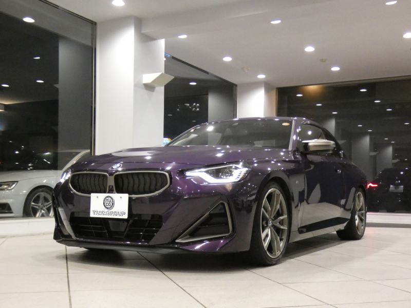 BMW 2シリーズ M240i Xﾄﾞﾗｲﾌﾞ ｸｰﾍﾟ ﾊｲﾗｲﾝPKG　ｺﾝﾌｫA Dｱｼｽﾄ 追ACC ﾚｰﾝDW 衝突軽減 黒革 ﾋｰﾀｰ iﾄﾞﾗｲﾌﾞﾅﾋﾞ(第7世代) ﾗｲﾌﾞCP ﾜｲﾔﾚｽCH ﾍｯﾄﾞｱｯﾌﾟDSP 全周囲ｶﾒﾗ PDC LEDﾗｲﾄ Mﾊｲﾗｲﾀｰｽﾞｲﾙﾐ 専用ｴｸｽﾃﾘｱ&19AW 387ps　2年保証