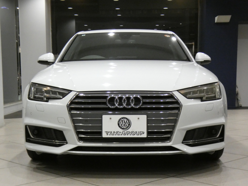アウディ A4 A4 2.0TFSI ｽﾎﾟｰﾂ SﾗｲﾝPKG　ADVｷｰ 追ACC ﾚｰﾝｱｼｽﾄ Audiﾌﾟﾚｾﾝｽ 黒半革 ﾋｰﾀｰ MMIﾅﾋﾞ ﾊﾞｰﾁｬﾙCP Bｶﾒﾗ PDC ﾏﾄﾘｸｽLEDﾗｲﾄ Sﾗｲﾝｴｸｽﾃﾘｱ＆18AW　2年保証