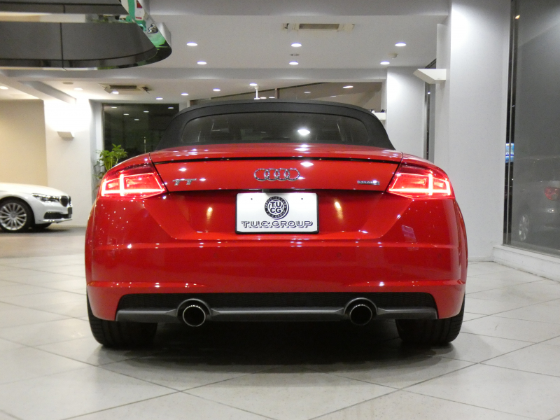 アウディ TTロードスター TTﾛｰﾄﾞｽﾀｰ 2.0TFSIｸﾜﾄﾛ Sﾗｲﾝ&ｱｼｽﾀﾝｽPKG　ADVｷｰ 黒幌/黒半革 Pｼｰﾄ MMIﾅﾋﾞTV ﾊﾞｰﾁｬﾙCP 前後ｾﾝｻｰ LEDﾗｲﾄ Sﾗｲﾝｴｸｽﾃﾘｱ ｱｰﾊﾞﾝｽﾎﾟｰﾂLTD20AW　2年保証