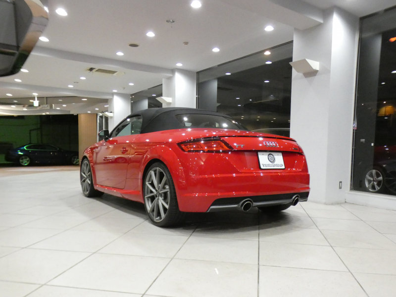 アウディ TTロードスター TTﾛｰﾄﾞｽﾀｰ 2.0TFSIｸﾜﾄﾛ Sﾗｲﾝ&ｱｼｽﾀﾝｽPKG　ADVｷｰ 黒幌/黒半革 Pｼｰﾄ MMIﾅﾋﾞTV ﾊﾞｰﾁｬﾙCP 前後ｾﾝｻｰ LEDﾗｲﾄ Sﾗｲﾝｴｸｽﾃﾘｱ ｱｰﾊﾞﾝｽﾎﾟｰﾂLTD20AW　2年保証