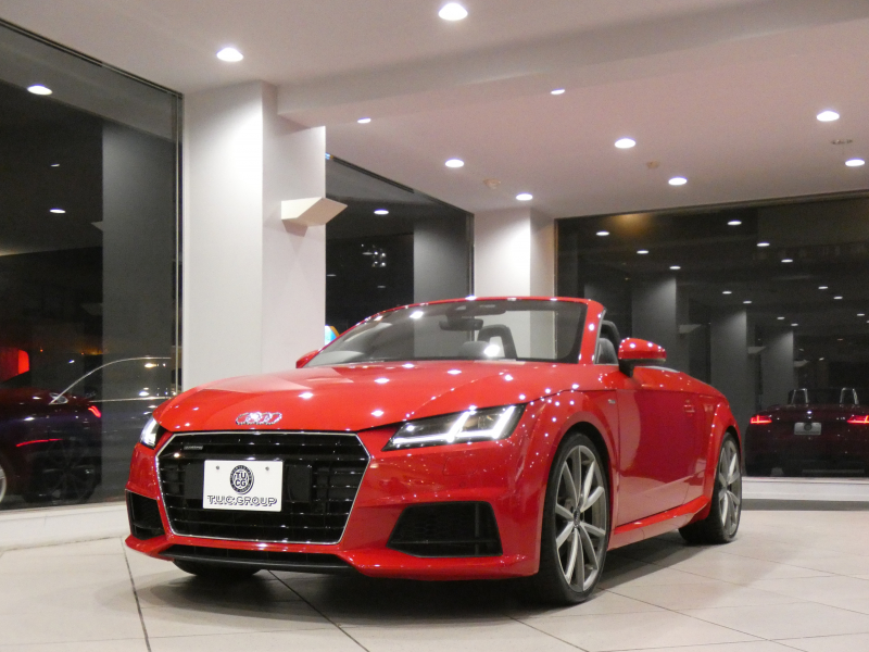 アウディ TTロードスター TTﾛｰﾄﾞｽﾀｰ 2.0TFSIｸﾜﾄﾛ Sﾗｲﾝ&ｱｼｽﾀﾝｽPKG　ADVｷｰ 黒幌/黒半革 Pｼｰﾄ MMIﾅﾋﾞTV ﾊﾞｰﾁｬﾙCP 前後ｾﾝｻｰ LEDﾗｲﾄ Sﾗｲﾝｴｸｽﾃﾘｱ ｱｰﾊﾞﾝｽﾎﾟｰﾂLTD20AW　2年保証