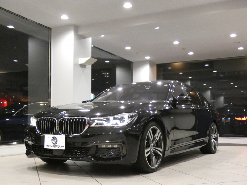 BMW 7シリーズ 750i Mｽﾎﾟｰﾂ　ｺﾝﾌｫA Dｱｼｽﾄ+ 追ACC ﾚｰﾝCHW 衝突軽減 茶革 全席ﾋｰﾀｰ ﾍﾞﾝﾁﾚｰﾀｰ ﾏｯｻｰｼﾞ機能 ｻﾝﾙｰﾌ ﾀｯﾁP対応iﾄﾞﾗｲﾌﾞﾅﾋﾞ(第6世代) 全周ｶﾒﾗ PDC ｼﾞｬｽﾁｬｰC LEDﾚｰｻﾞｰﾗｲﾄ Mｽﾎﾟｰﾂｴｱﾛ&20AW ｽﾎﾟｰﾂEX　2年保証