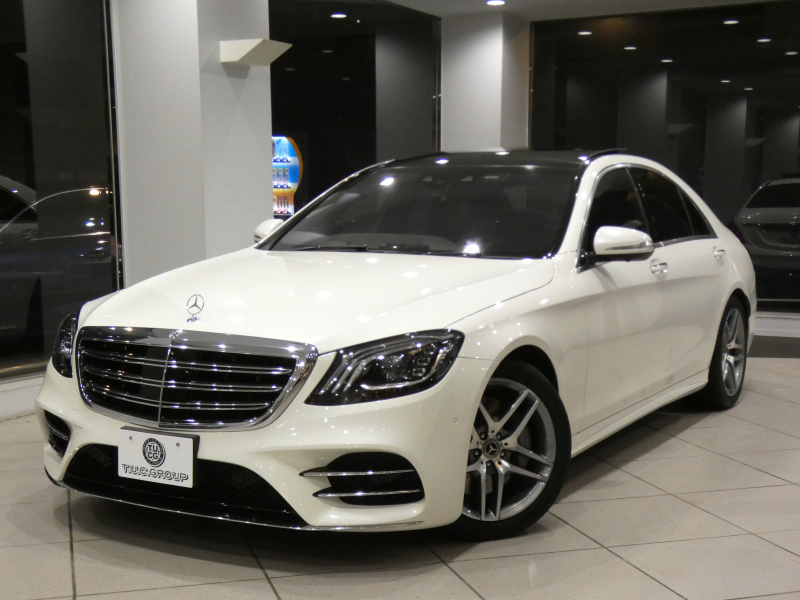 メルセデスベンツ Sクラス S450 ｴｸｽｸﾙｰｼﾌﾞ AMGﾗｲﾝ　ISG搭載 後期 黒革 全席ﾋｰﾀｰ ﾍﾞﾝﾁﾚｰﾀｰ ﾏｯｻｰｼﾞ ｻﾝﾙｰﾌ ﾅﾋﾞTV ﾌﾞﾙﾒｽﾀｰ Meｺﾈｸﾄ 全周囲ｶﾒﾗ PTS ﾏﾙﾁﾋﾞｰﾑLED AMGｽﾀｲﾘﾝｸﾞ&19AW ｵｰﾄﾄﾗﾝｸ　2年保証