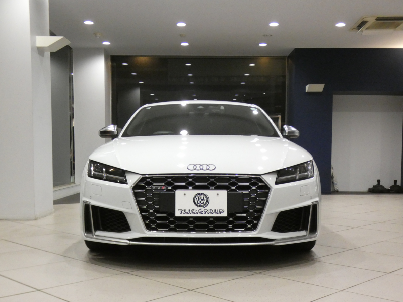 アウディ TTS TTSｸｰﾍﾟ　後期 ADVｷｰ ﾚｰﾝ&ｻｲﾄﾞｱｼｽﾄ ｸﾙｺﾝ 灰革 ﾋｰﾀｰ MMIﾅﾋﾞ B&Oｻｳﾝﾄﾞ ﾊﾞｰﾁｬﾙCP Bｶﾒﾗ PDC ﾏﾄﾘｸｽLED 専用ｴｸｽﾃﾘｱ OP19ｲﾝﾁAW 286ps　2年保証