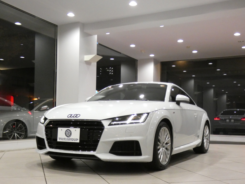 アウディ TTクーペ TTｸｰﾍﾟ 2.0TFSI Sﾗｲﾝ&ｱｼｽﾀﾝｽPKG　ADVｷｰ ｸﾙｺﾝ 半革 MMIﾅﾋﾞTV Bｶﾒﾗ PDC ﾊﾞｰﾁｬﾙCP ﾏﾄﾘｸｽLED 前後Dﾚｺ Sﾗｲﾝｴｸｽﾃﾘｱ&18AW　2年保証