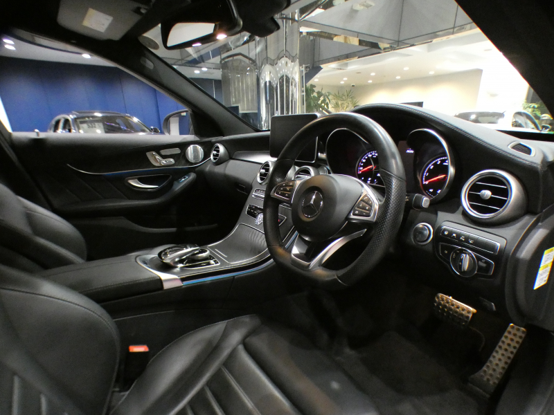 メルセデスベンツ Cクラス C250ｽﾃｰｼｮﾝﾜｺﾞﾝ ｽﾎﾟｰﾂ ﾚｰﾀﾞｰｾｰﾌﾃｨPKG　ｷｰﾚｽｺﾞｰ 黒革 ﾋｰﾀｰ ﾅﾋﾞTV ﾌﾞﾙﾒｽﾀｰ ﾍｯﾄﾞｱｯﾌﾟDSP Bｶﾒﾗ PTS LEDﾗｲﾄ ｱﾝﾋﾞｴﾝﾄﾗｲﾄ ｵｰﾄﾃｰﾙｹﾞｰﾄ AMGｽﾀｲﾘﾝｸﾞ&19AW 9AT　2年保証