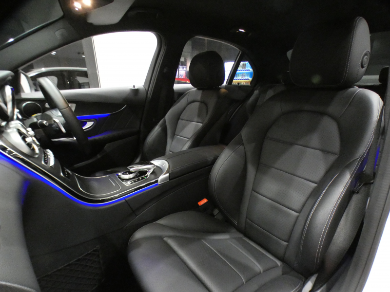 メルセデスベンツ Cクラス C200 AVG AMGﾗｲﾝ ﾚｰﾀﾞｰｾｰﾌﾃｨPKG　後期 BSG搭載 有償色 黒革 ﾋｰﾀｰ ﾅﾋﾞTV carplay Bｶﾒﾗ PTS ﾏﾙﾁﾋﾞｰﾑLED ｱﾝﾋﾞｴﾝﾄﾗｲﾄ AMGｽﾀｲﾘﾝｸﾞ&18AW　2年保証