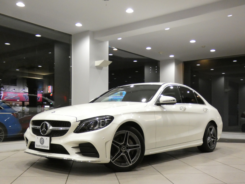 メルセデスベンツ Cクラス C200 AVG AMGﾗｲﾝ ﾚｰﾀﾞｰｾｰﾌﾃｨPKG　後期 BSG搭載 有償色 黒革 ﾋｰﾀｰ ﾅﾋﾞTV carplay Bｶﾒﾗ PTS ﾏﾙﾁﾋﾞｰﾑLED ｱﾝﾋﾞｴﾝﾄﾗｲﾄ AMGｽﾀｲﾘﾝｸﾞ&18AW　2年保証