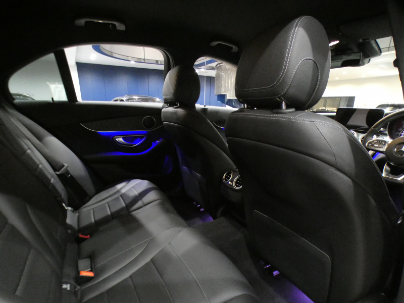 メルセデスベンツ Cクラス C200 AVG AMGﾗｲﾝ ﾚｰﾀﾞｰｾｰﾌﾃｨPKG　後期 BSG搭載 有償色 黒革 ﾋｰﾀｰ ﾅﾋﾞTV carplay Bｶﾒﾗ PTS ﾏﾙﾁﾋﾞｰﾑLED ｱﾝﾋﾞｴﾝﾄﾗｲﾄ AMGｽﾀｲﾘﾝｸﾞ&18AW　2年保証