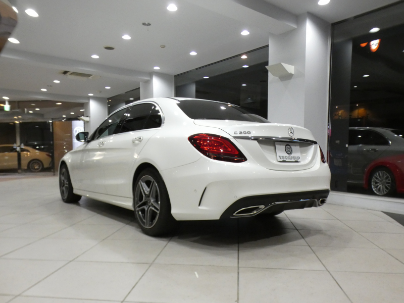 メルセデスベンツ Cクラス C200 AVG AMGﾗｲﾝ ﾚｰﾀﾞｰｾｰﾌﾃｨPKG　後期 BSG搭載 有償色 黒革 ﾋｰﾀｰ ﾅﾋﾞTV carplay Bｶﾒﾗ PTS ﾏﾙﾁﾋﾞｰﾑLED ｱﾝﾋﾞｴﾝﾄﾗｲﾄ AMGｽﾀｲﾘﾝｸﾞ&18AW　2年保証