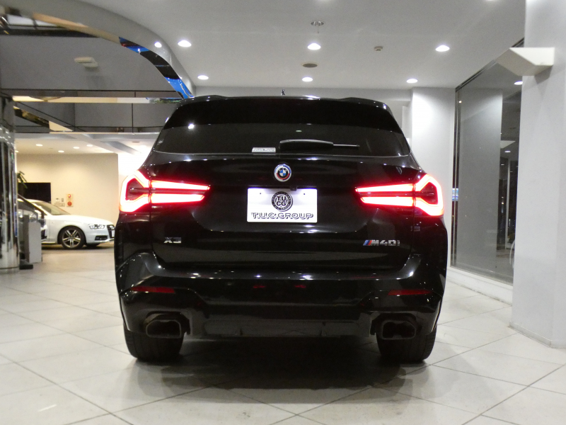 BMW X3 X3 M40i　1ｵｰﾅｰ 後期 DｱｼｽﾄP 追ACC ﾚｰﾝCH 衝突軽減 黒革 全席ﾋｰﾀｰ ﾊﾟﾉﾗﾏSR iﾄﾞﾗｲﾌﾞﾅﾋﾞ(ﾀｯﾁP対応第7世代) harmank ﾍｯﾄﾞｱｯﾌﾟDSP 全周ｶﾒﾗ PDC LEDﾗｲﾄ 専用ｴｸｽﾃﾘｱ&20AW B58BEG 387ps　2年保証