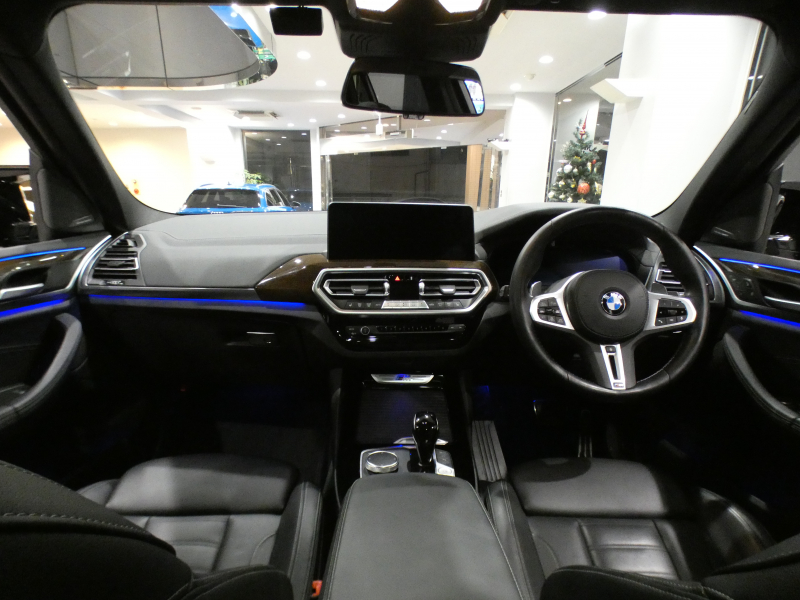 BMW X3 X3 M40i　1ｵｰﾅｰ 後期 DｱｼｽﾄP 追ACC ﾚｰﾝCH 衝突軽減 黒革 全席ﾋｰﾀｰ ﾊﾟﾉﾗﾏSR iﾄﾞﾗｲﾌﾞﾅﾋﾞ(ﾀｯﾁP対応第7世代) harmank ﾍｯﾄﾞｱｯﾌﾟDSP 全周ｶﾒﾗ PDC LEDﾗｲﾄ 専用ｴｸｽﾃﾘｱ&20AW B58BEG 387ps　2年保証