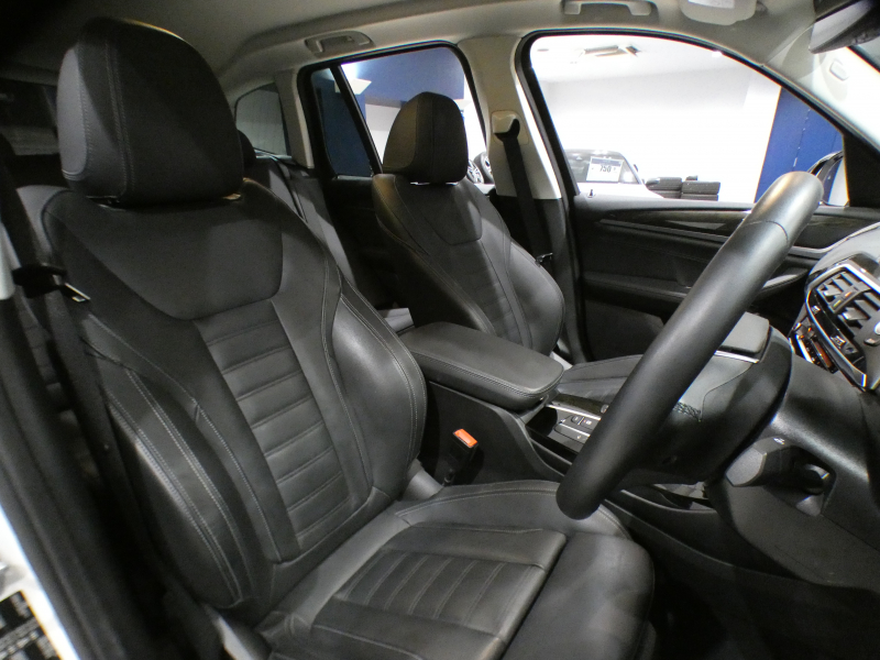 BMW X3 X3 xDrive 20d Xﾗｲﾝ　DｱｼｽﾄP 追ACC ﾚｰﾝCH 衝突軽減 黒革 全席ﾋｰﾀｰ iﾄﾞﾗｲﾌﾞﾅﾋﾞ(ﾀｯﾁP対応第6世代) ﾜｲﾔﾚｽCH ﾍｯﾄﾞｱｯﾌﾟDSP 全周ｶﾒﾗ PDC LEDﾗｲﾄ 19AW　2年保証