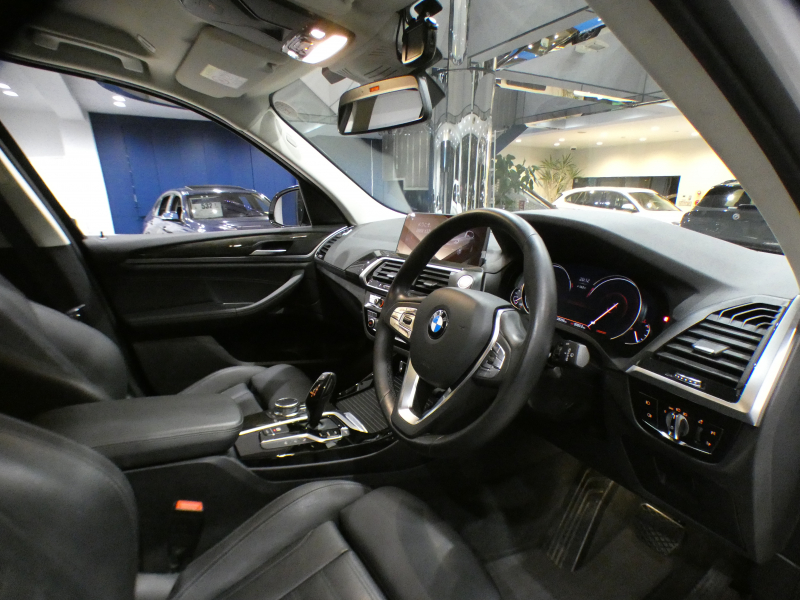 BMW X3 X3 xDrive 20d Xﾗｲﾝ　DｱｼｽﾄP 追ACC ﾚｰﾝCH 衝突軽減 黒革 全席ﾋｰﾀｰ iﾄﾞﾗｲﾌﾞﾅﾋﾞ(ﾀｯﾁP対応第6世代) ﾜｲﾔﾚｽCH ﾍｯﾄﾞｱｯﾌﾟDSP 全周ｶﾒﾗ PDC LEDﾗｲﾄ 19AW　2年保証