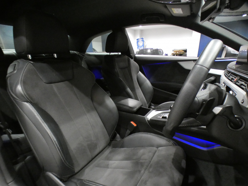 アウディ A5 A5ｸｰﾍﾟ 45TFSIｸﾜﾄﾛｽﾎﾟｰﾂ Sﾗｲﾝ　ADVｷｰ 追ACC ﾚｰﾝｱｼｽﾄ ｱｳﾃﾞｨﾌﾟﾚｾﾝｽ 半革 ﾋｰﾀｰ MMIﾅﾋﾞ ﾊﾞｰﾁｬﾙCP ｽﾏｰﾄﾌｫﾝIF Bｶﾒﾗ PDC ﾏﾄﾘｸｽLED Sﾗｲﾝｴｸｽﾃﾘｱ&18AW　2年保証