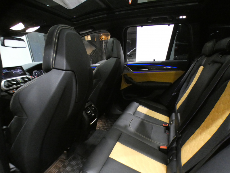 BMW Mシリーズ X3 Mｺﾝﾍﾟﾃｨｼｮﾝ　ｺﾝﾌｫA Dｱｼｽﾄ+ 追ACC ﾚｰﾝCHW 衝突軽減 黒&ﾍﾞｰｼﾞｭ革 ﾋｰﾀｰ&ﾍﾞﾝﾁﾚｰﾀｰ ☆ﾊﾟﾉﾗﾏSR iﾄﾞﾗｲﾌﾞﾅﾋﾞﾗｲﾌﾞCP harman/K ｼﾞｪｽﾁｬｰC ﾍｯﾄﾞｱｯﾌﾟDSP LEDﾗｲﾄ 専用ｴｸｽﾃﾘｱ&21AW ｱｲﾊﾞｯﾊｻｽ 510ps　2年保証