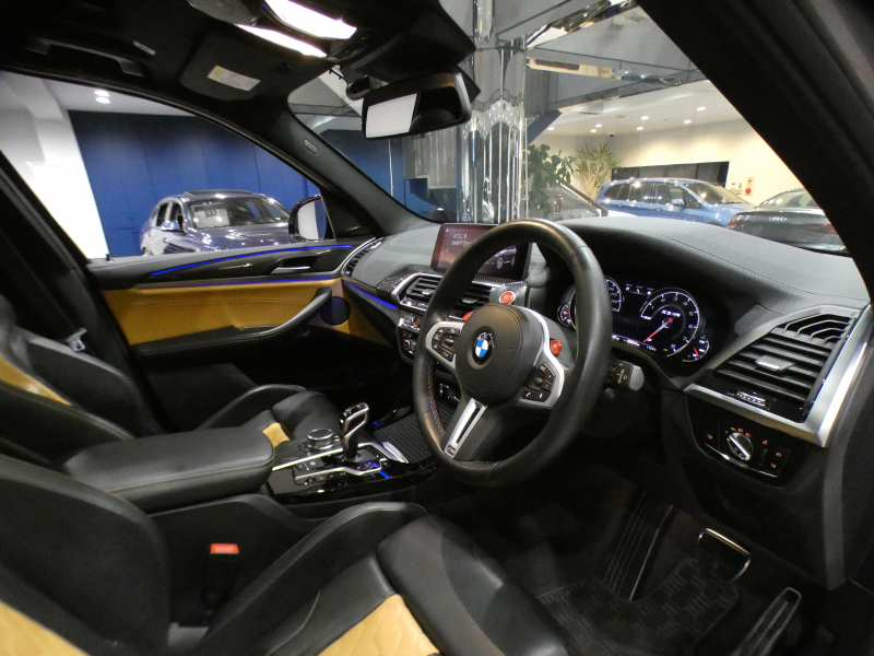 BMW Mシリーズ X3 Mｺﾝﾍﾟﾃｨｼｮﾝ　ｺﾝﾌｫA Dｱｼｽﾄ+ 追ACC ﾚｰﾝCHW 衝突軽減 黒&ﾍﾞｰｼﾞｭ革 ﾋｰﾀｰ&ﾍﾞﾝﾁﾚｰﾀｰ ☆ﾊﾟﾉﾗﾏSR iﾄﾞﾗｲﾌﾞﾅﾋﾞﾗｲﾌﾞCP harman/K ｼﾞｪｽﾁｬｰC ﾍｯﾄﾞｱｯﾌﾟDSP LEDﾗｲﾄ 専用ｴｸｽﾃﾘｱ&21AW ｱｲﾊﾞｯﾊｻｽ 510ps　2年保証