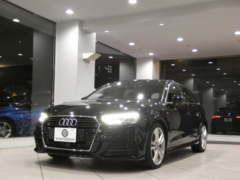 アウディ A3スポーツバック A3ｽﾎﾟｰﾂﾊﾞｯｸ 1.4TFSI Sﾗｲﾝ&ｱｼｽﾀﾝｽPKG　ADVｷｰ 追ACC ﾚｰﾝ&ｻｲﾄﾞｱｼｽﾄ 衝突軽減 半革 ﾋｰﾀｰ MMIﾅﾋﾞ ﾊﾞｰﾁｬﾙCP Bｶﾒﾗ PDC ｽﾏｰﾄﾌｫﾝIF LEDﾗｲﾄ Sﾗｲﾝｴｸｽﾃﾘｱ&18AW　2年保証