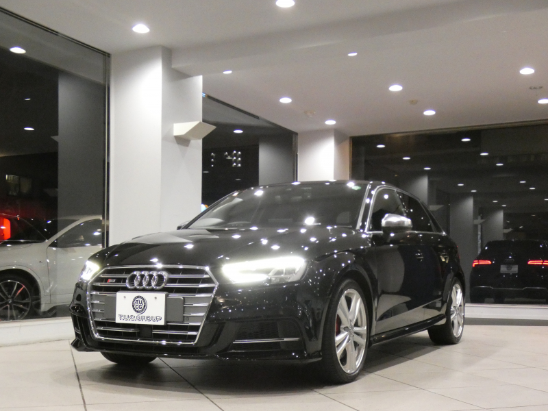 アウディ S3 S3ｽﾎﾟｰﾂﾊﾞｯｸ ｱｼｽﾀﾝｽPKG　後期最終 追ACC ﾚｰﾝ&ｻｲﾄﾞｱｼｽﾄ 黒革 ﾋｰﾀｰ MMIﾅﾋﾞ ﾊﾞｰﾁｬﾙCP Bｶﾒﾗ PDC ｽﾏｰﾄﾌｫﾝIF ☆ﾏﾄﾘｸｽLED 専用ｴｸｽﾃﾘｱ&18AW ﾚｯﾄﾞｷｬﾘﾊﾟｰ ☆ﾏｸﾞﾈﾃｨｯｸR 290ps　2年保証