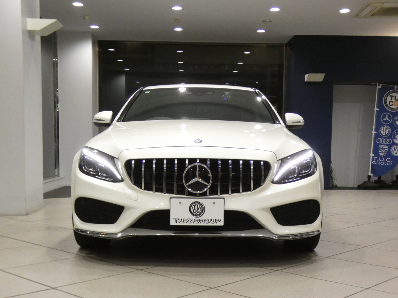 メルセデスベンツ Cクラス C250ｽﾎﾟｰﾂ ﾚｰﾀﾞｰｾｰﾌﾃｨPKG　ｷｰﾚｽｺﾞｰ ☆有償色 黒革 ﾋｰﾀｰ ﾅﾋﾞTV Bｶﾒﾗ PTS LEDﾗｲﾄ ｱﾝﾋﾞｴﾝﾄﾗｲﾄ ﾊﾟﾅﾒﾘｶｰﾅｸﾞﾘﾙ ﾄﾗﾝｸｽﾎﾟｲﾗｰ AMGｽﾀｲﾘﾝｸﾞ&19AW　2年保証