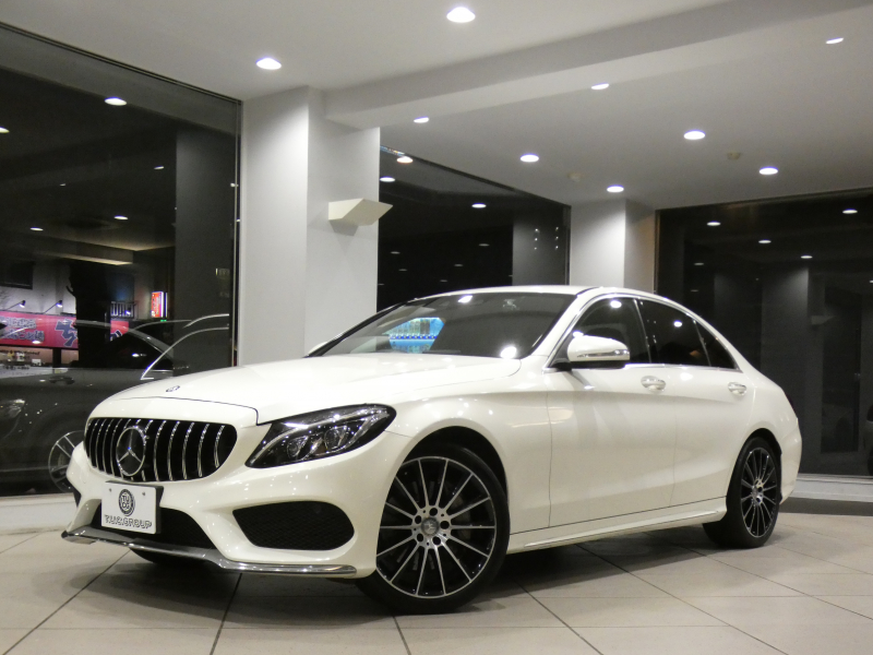 メルセデスベンツ Cクラス C250ｽﾎﾟｰﾂ ﾚｰﾀﾞｰｾｰﾌﾃｨPKG　ｷｰﾚｽｺﾞｰ ☆有償色 黒革 ﾋｰﾀｰ ﾅﾋﾞTV Bｶﾒﾗ PTS LEDﾗｲﾄ ｱﾝﾋﾞｴﾝﾄﾗｲﾄ ﾊﾟﾅﾒﾘｶｰﾅｸﾞﾘﾙ ﾄﾗﾝｸｽﾎﾟｲﾗｰ AMGｽﾀｲﾘﾝｸﾞ&19AW　2年保証