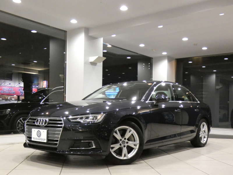 アウディ A4 A4 2.0TFSIｸﾜﾄﾛ ﾗｸﾞｼﾞｭｱﾘｰ&ｱｼｽﾀﾝｽPKG　ADVｷｰ 追ACC ﾚｰﾝ&ｻｲﾄﾞｱｼｽﾄ 黒革 ﾋｰﾀｰ MMIﾅﾋﾞ ﾊﾞｰﾁｬﾙCP 全周囲ｶﾒﾗ PDC ☆ﾏﾄﾘｸｽLED LEDｲﾝﾃﾘｱﾗｲﾄ　2年保証