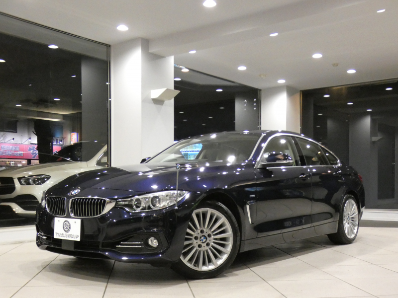 BMW 4シリーズ 420iｸﾞﾗﾝｸｰﾍﾟ ﾗｸﾞｼﾞｭｱﾘｰ　ｺﾝﾌｫA 追ACC ﾚｰﾝDW 衝突軽減 ☆白革 ﾋｰﾀｰ iﾄﾞﾗｲﾌﾞﾅﾋﾞ(NBT-EVO) Bｶﾒﾗ PDC ｷｾﾉﾝ ｵｰﾄﾃｰﾙｹﾞｰﾄ ﾗｸﾞｼﾞｭｱﾘｰ専用ｴｸｽﾃﾘｱ&18AW　2年保証